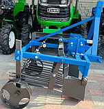 Картоплекопалка для мінітрактора однорядна вібраційна КК21, фото 7