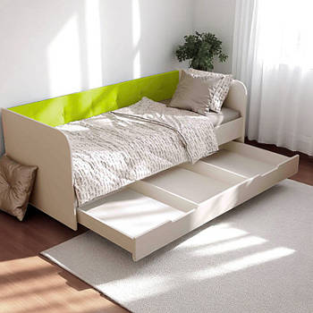 Ліжко Валенсія, односпальне ліжко з ящиком Valencia на ламелях КОМПЛЕКТ