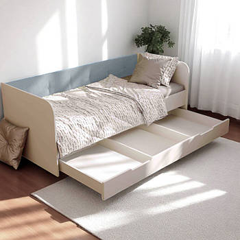 Ліжко Валенсія, односпальне ліжко з ящиком Valencia на ламелях КОМПЛЕКТ