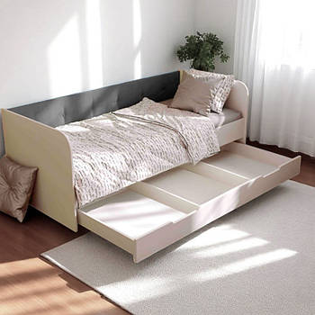 Ліжко Валенсія, односпальне ліжко з ящиком Valencia на ламелях КОМПЛЕКТ