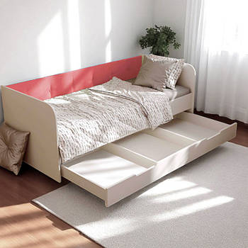 Ліжко Валенсія, односпальне ліжко з ящиком Valencia на ламелях КОМПЛЕКТ