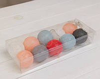 Гірлянда кульки, ліхтарики , Кольоровий мікс 220V, фото 4