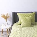 Покривало ТЕП "VELOUR" Салатове/Ромб круглий, 180x240, фото 8