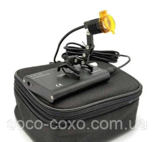 LED-підсвітка для бінокулярів (black) з акумулятором, висока якість, фото 1