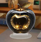 Пласка настільна фігурка яблука 13x14,5 см (акрил)