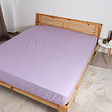 Простирадло "НАТХНЕННЯ" з резинкою Ліловий, 200x200, фото 2