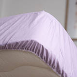 Простирадло "НАТХНЕННЯ" з резинкою Ліловий, 200x200, фото 3