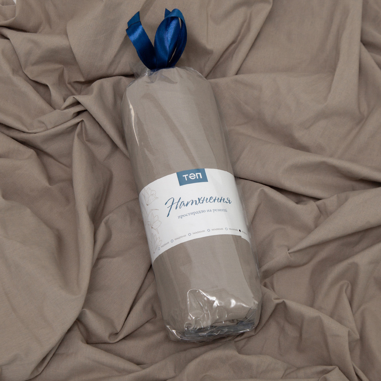 Простирадло "НАТХНЕННЯ" з резинкою Хакі, 200x200, фото 1