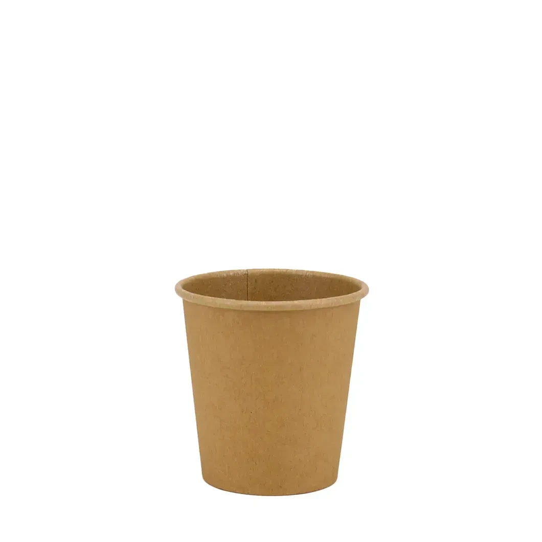 Стакан паперовий 110мл Одношаровий крафт 50шт