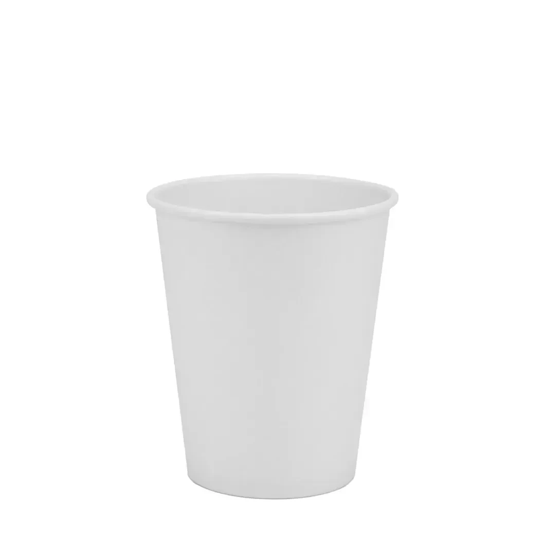 Стакан паперовий 250мл Одношаровий білий 50шт