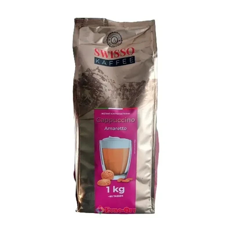 Капучино Swisso Kaffee Cappuccino Amaretto 1kg.