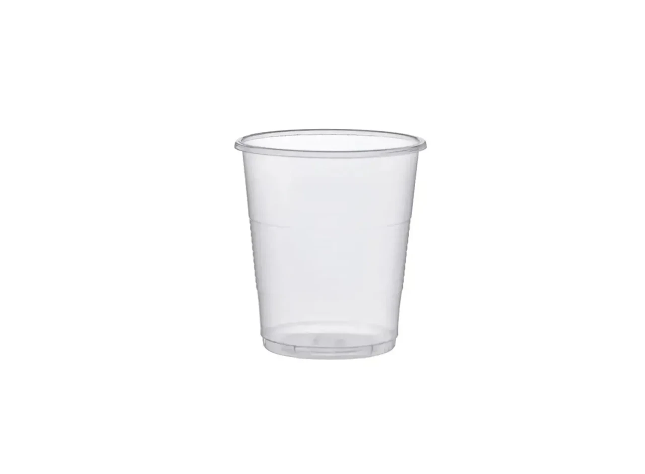 Стакан пластиковий прозорий 100мл 100шт