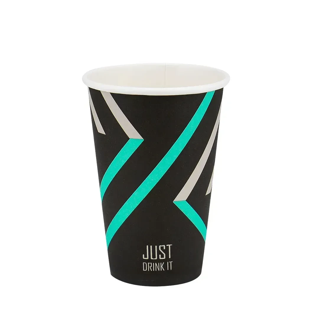 Стакан паперовий 340мл одношаровий Just Drink 50шт
