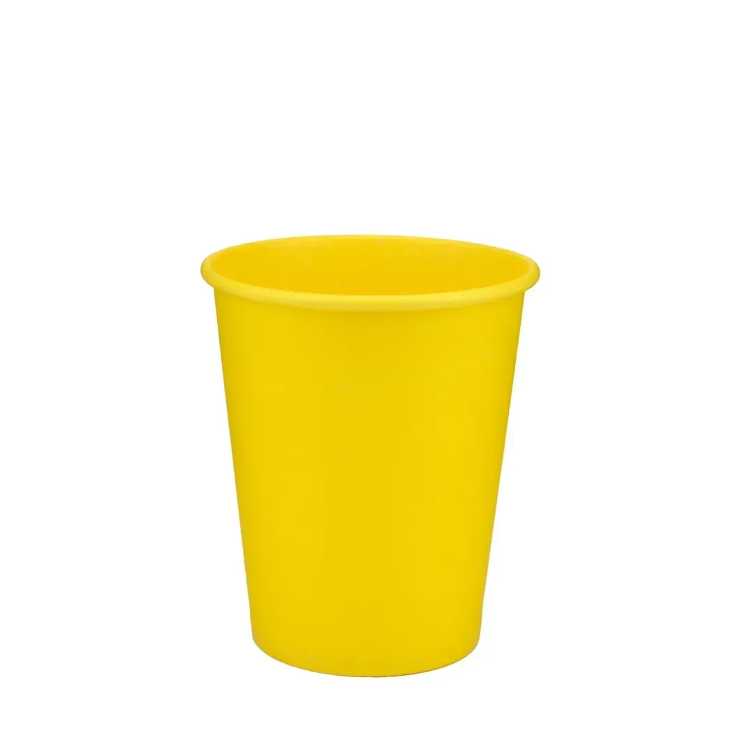 Стакан паперовий 270мл одношаровий Yellow Cup 50шт