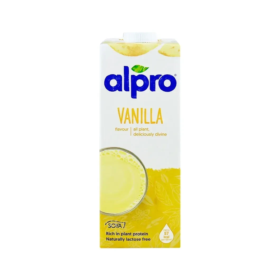 Alpro молоко рослинне Ванільне 1,8% 1л