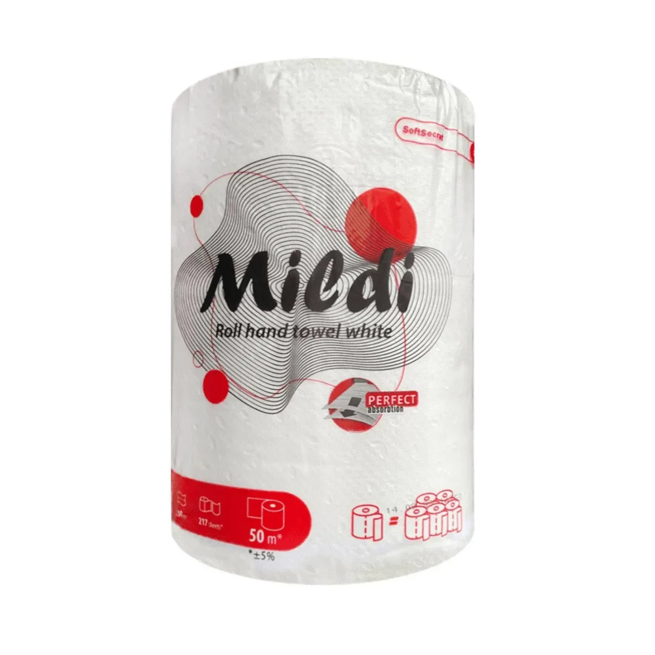 Рушник Паперовий ''Mildi Soft Secret" 50м целюлозний 2шар