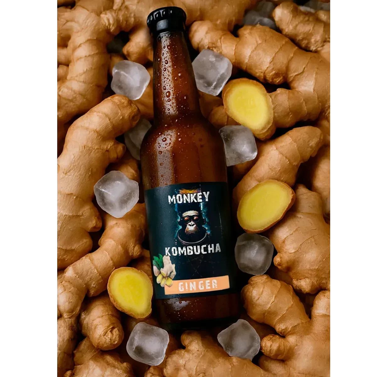 Комбуча MONKEY ІМБИР 330мл