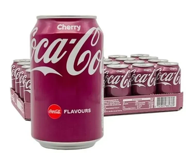 Газований напій Coca Cola Cherry 330 мл.