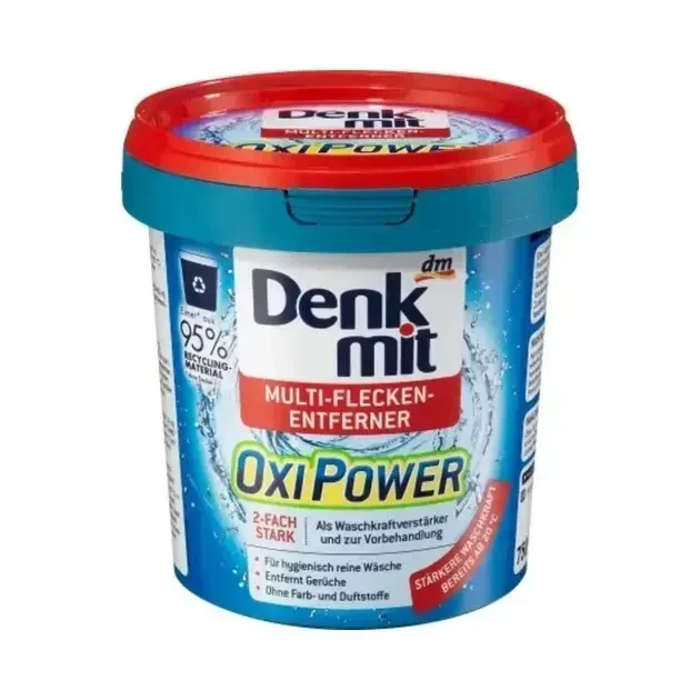 Засіб для виведення плям для кольорових речей Denkmit Oxi Power 750грм
