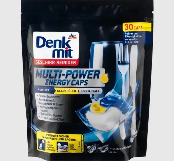 Капсули для посудомийних машин DenkMit Multipower 30 шт
