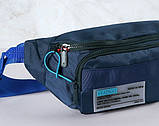 Сумка - бананка на пояс синього кольору (20883331), фото 2