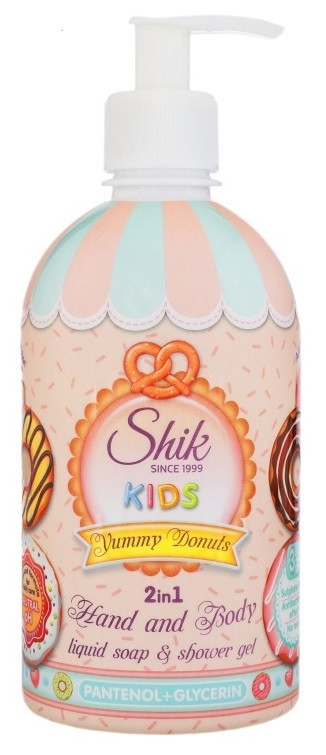 Рідке мило Shik Kids Yummy Donuts 500мл, фото 1