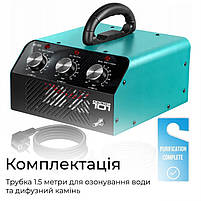 Промисловий озонатор для повітря, води, продуктів Doctor-101 HS-G01. Потужний генератор озону з іонізацією, фото 9