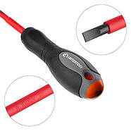 Викрутка шліцева ізольована 1*5,5 мм, 125 мм, 1000 В INTERTOOL VT-3206, фото 2