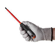 Викрутка шліцева ізольована 1*5,5 мм, 125 мм, 1000 В INTERTOOL VT-3206, фото 4