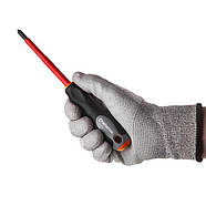 Викрутка хрестова ізольована PH2 * 100 мм, 1000 В INTERTOOL VT-3212, фото 4