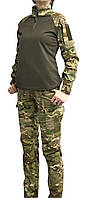 Жіноча військова тактична форма (убакс, штани) мультикам