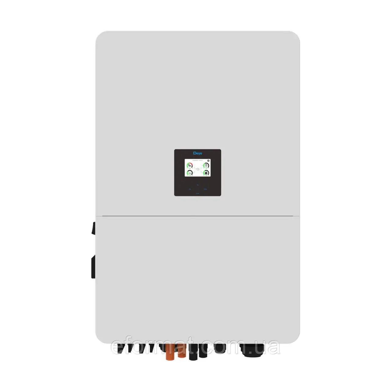 Гібридний інвертор Deye SUN-80K-SG02HP3-EU-EM6 80kW HV-battery 6 MPPT Wi-Fi 220/380V Трифазний