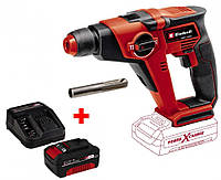 Потужний акумуляторний перфоратор Einhell TE-HD 18/12 Li - Solo : 1.3 Дж, 18В (акум 4 ампера і зарядка)