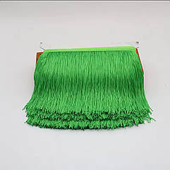 Бахрома для бальних суконь 15 см*9 м ЗЕЛЕНЕ ЯБЛУКО