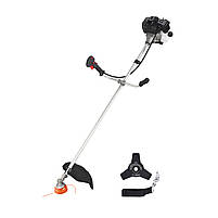 BauMaster BT-9043BE Бензиновий тример 42.7 куб см, 3200 Вт, шпулька, 3Т ніж, одн. пл.ремінь, фото 2