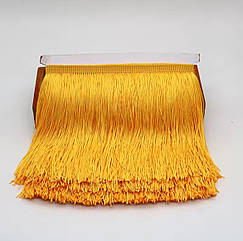 Бахрома для бальних суконь 15 см*9 м ЖОВТА