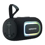 Портативна колонка Hopestar P65 20W Bluetooth бездротова акустика + підсвітка RGB LED чорна, фото 2