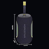 Портативна колонка Hopestar P65 20W Bluetooth бездротова акустика + підсвітка RGB LED чорна, фото 6