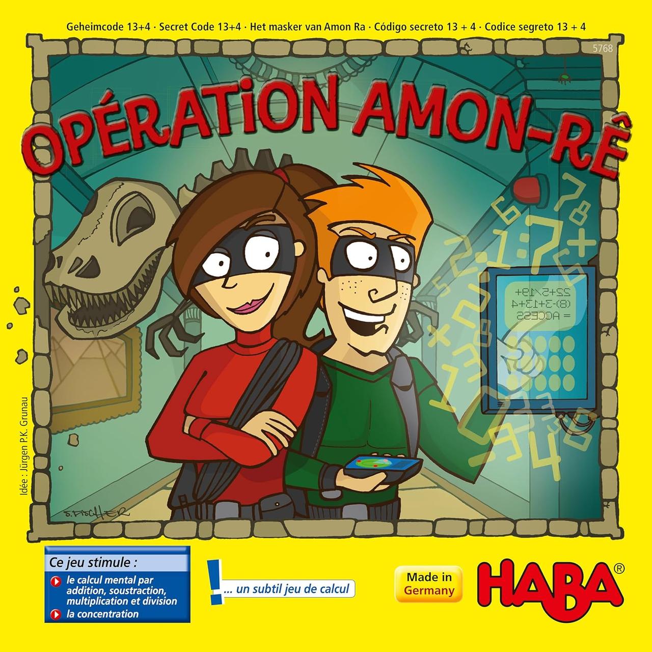 Настільна гра Haba Секретний код (Haba Operation Amon Re, Geheimcode 13+4, Secret Code 13+4), фото 1