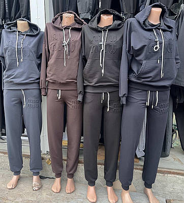 Жіночий спортивний костюм трикотаж двонитка норма