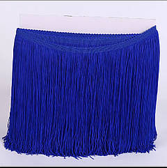 Бахрома для бальних суконь 20 см*9 м ТЕМНО СИНЯ
