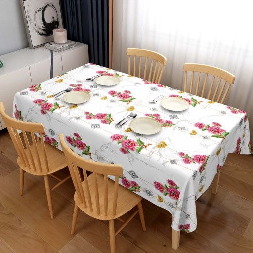 Клейонка на стіл, скатертина на тканинній основі