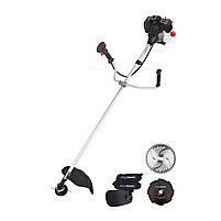 BauMaster BT-9053BE Бензиновий тример 52 куб см, 3800 Вт, шпулька, 8Т ніж, 40Т ніж, ранц. ремінь, фото 2