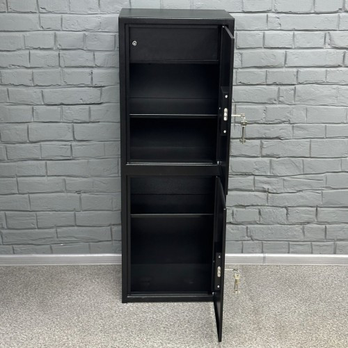 Офісний сейф (122х44х36 см.) СБЕ-1220/2 чорний, фото 1