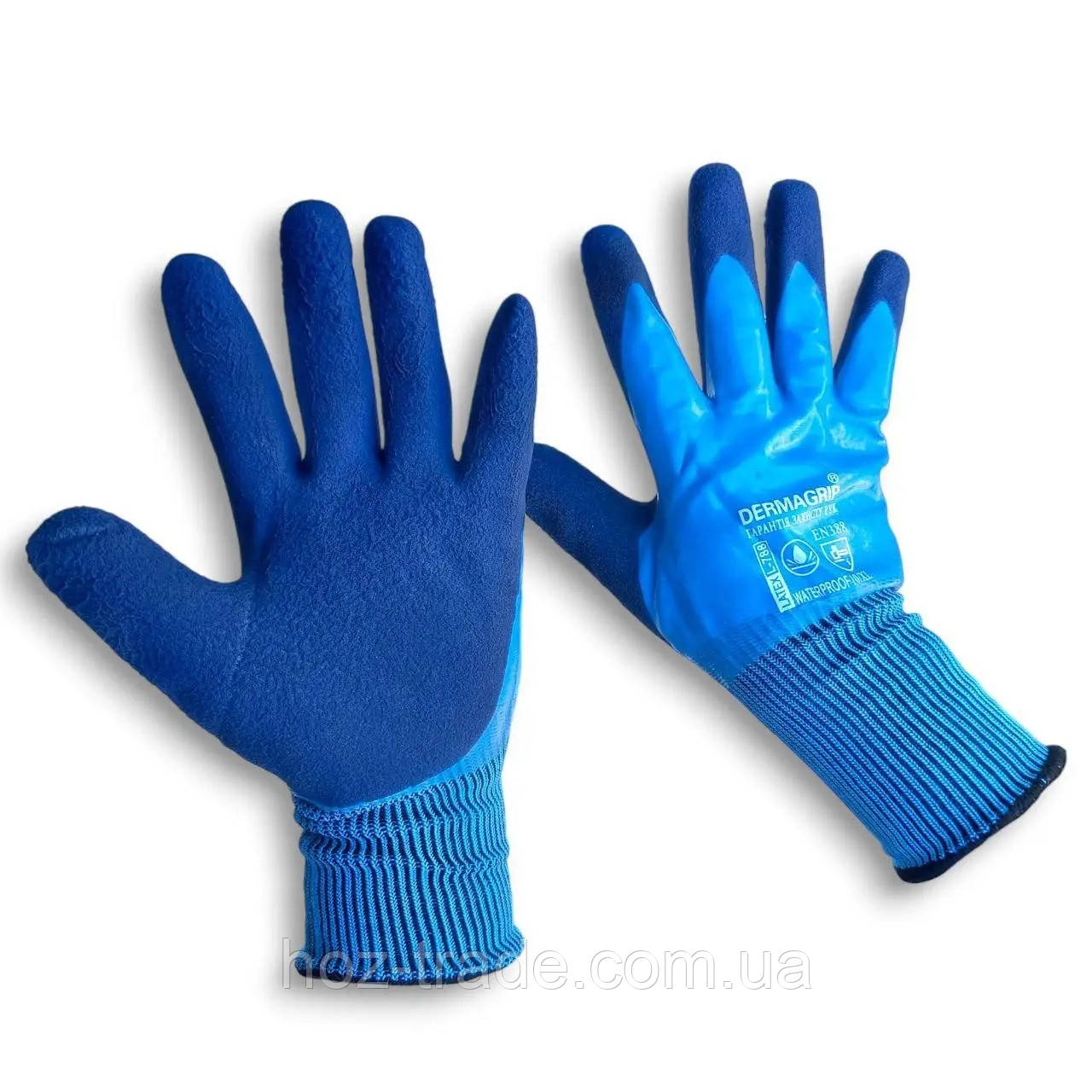 Рукавички робочі на піні Вотер щільні No 10 — паковання 10 пар