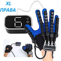 Реабілітаційна тренувальна робот-рукавичка Розмір XL Права рука Портативний Засіб для реабілітації пальців геміплегії
