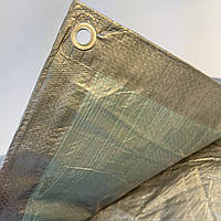 Тент X-treme 100 г/м² Grey-Green 5×6 м Водонепроникний брезент для будівельних робіт