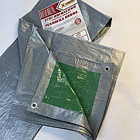 Тент X-treme 100 г/м² Grey-Green 5×8 м Універсальний захисний брезент