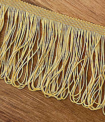 Бахрома для бальних суконь ПЕТЕЛЬКА 10 см*9 м ЗОЛОТА
