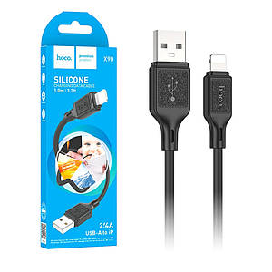 Кабель Lightning Hoco X90 Cool Silicone (2.4A) 1м